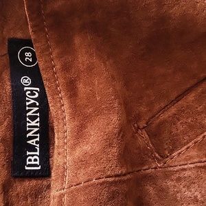 BlankNYC brown suede skirt size 28 never been worn